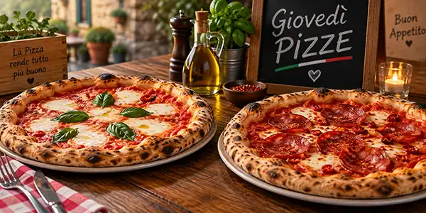 Pizza margherita e pizza diavola